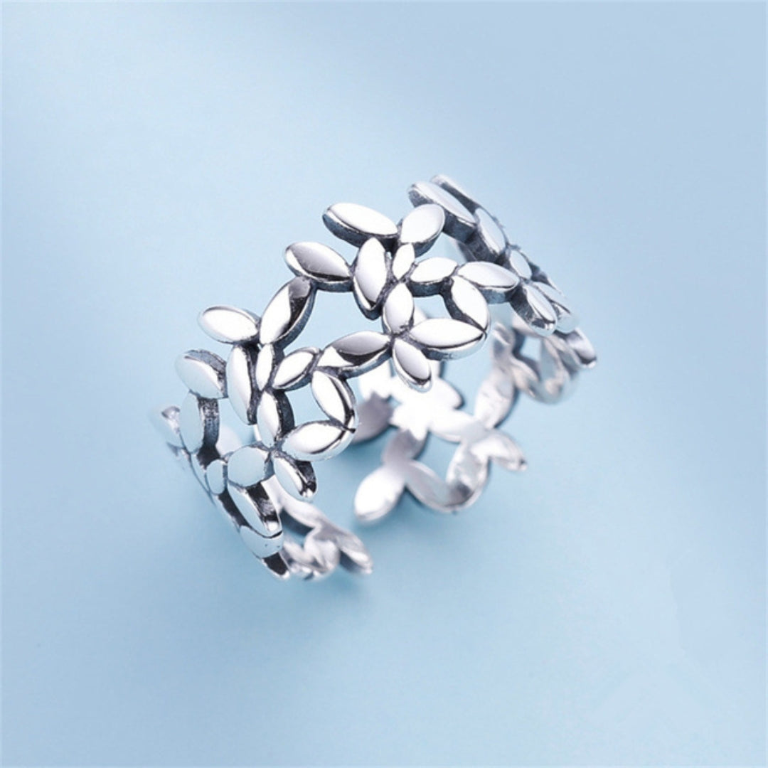 Adjustable Ivy Ring in Sterling Silver