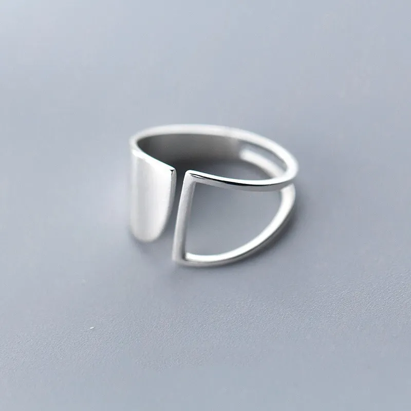 Vintage Silver Two-Layer Ring