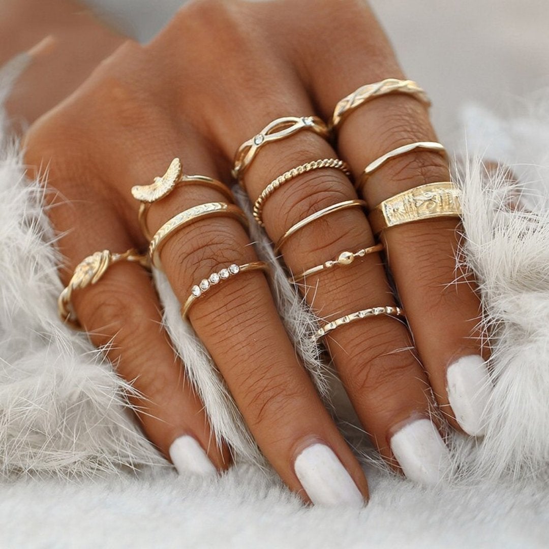 Unique packaging with 8 to 12 rings