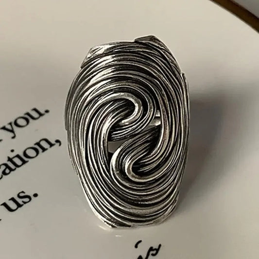Vintage 925 Sterling Silver Tree Knot Ring