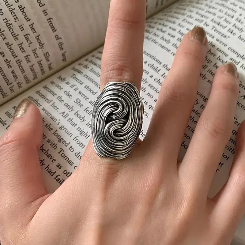 Vintage 925 Sterling Silver Tree Knot Ring