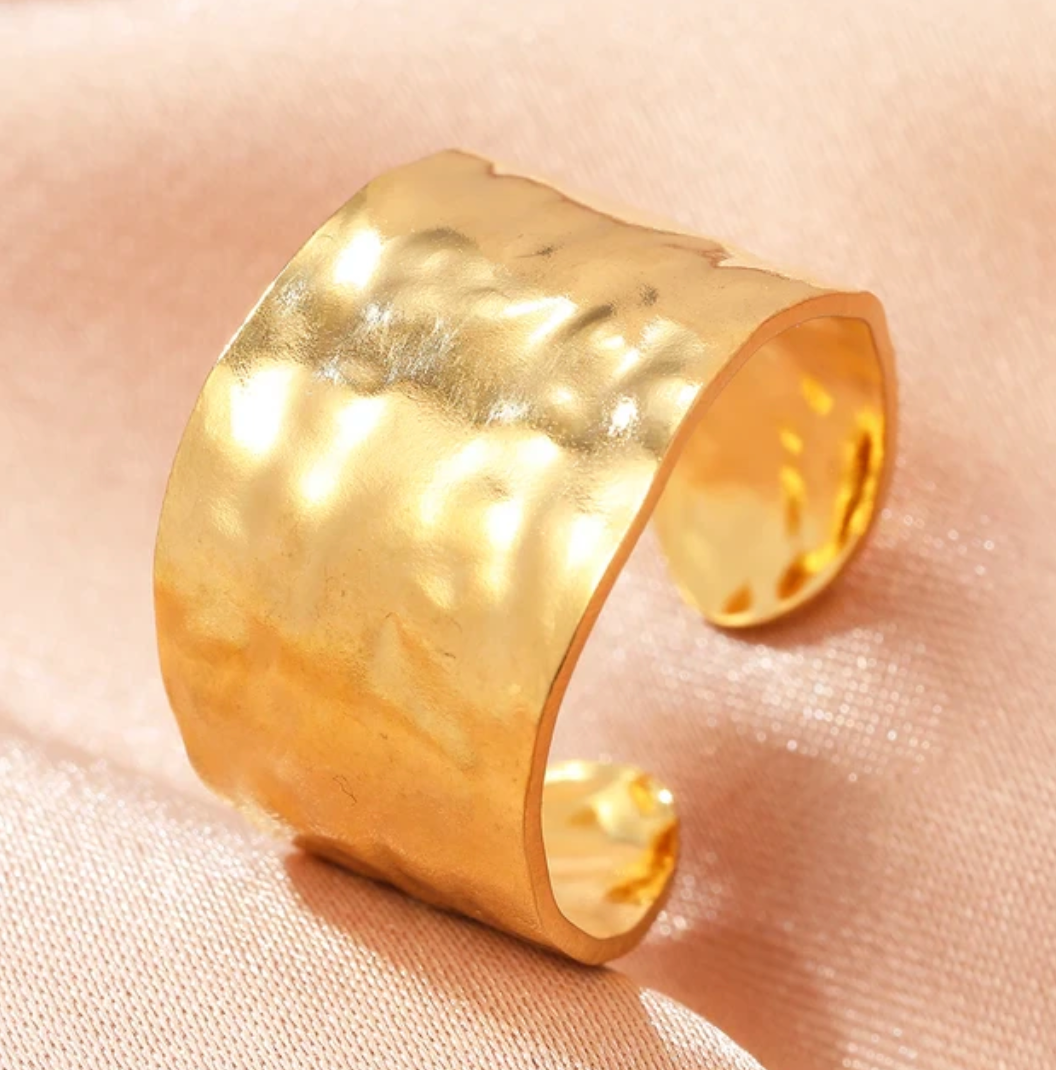 18 Karat Greek Gold-Plated Ring