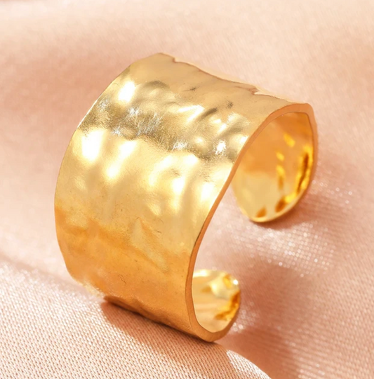 18 Karat Greek Gold-Plated Ring