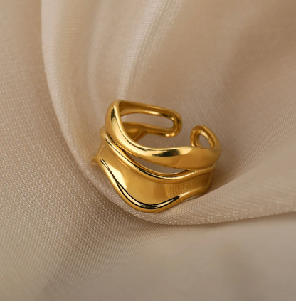 18 Karat Gold-Plated Imperial Ring