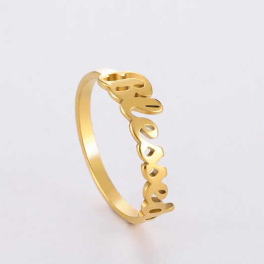 Blessed Ring in 18K Gold Plating