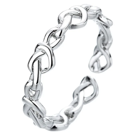 Ring with a blessed heart made of 925 sterling silver
