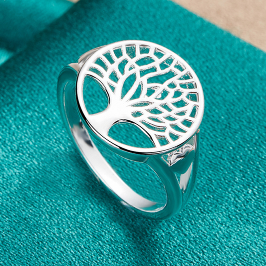 Tree of Life" ring made of 925 sterling silver