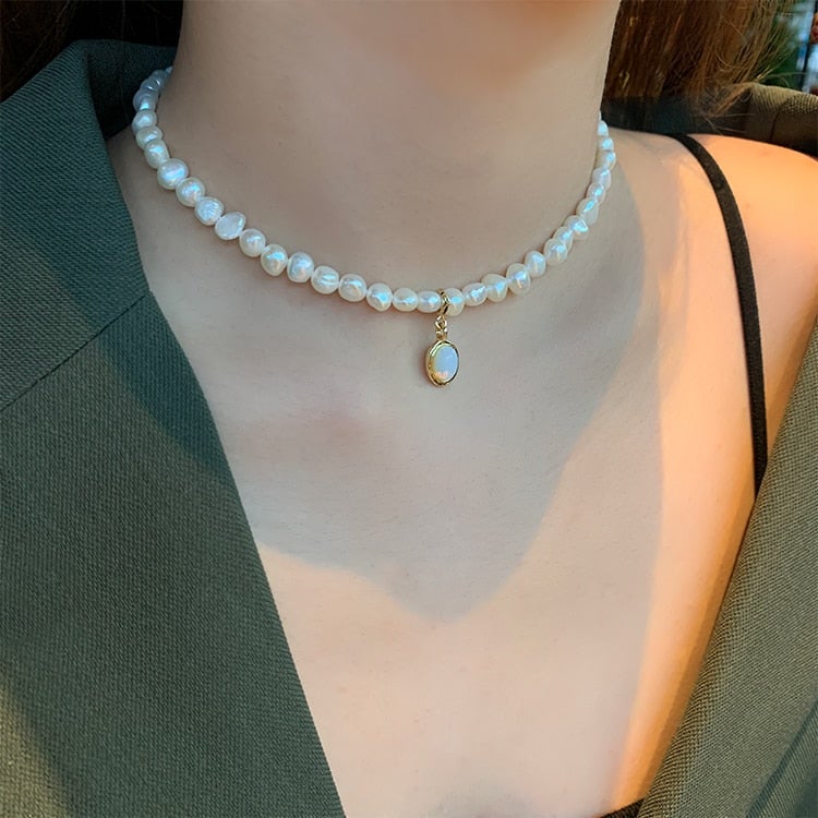 Moonstone Bead Pendant