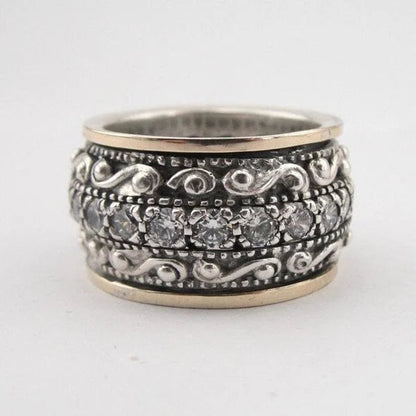Ring with carved gemstone
