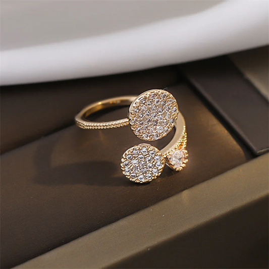 Open Ring Glossy Gold-Plated