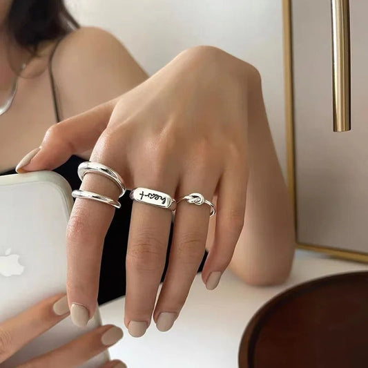 Adjustable Vintage Ring made of 925 Sterling Silver